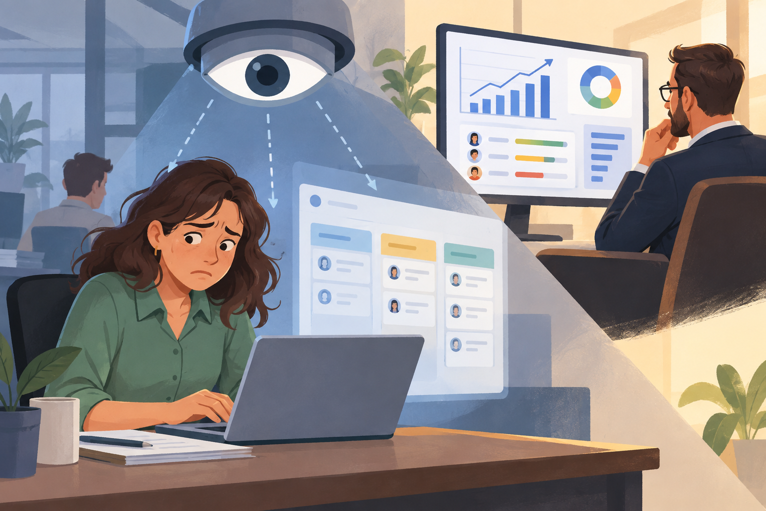 Nhân viên cảm thấy bị giám sát khi CRM chỉ phục vụ nhu cầu theo dõi của quản lý.