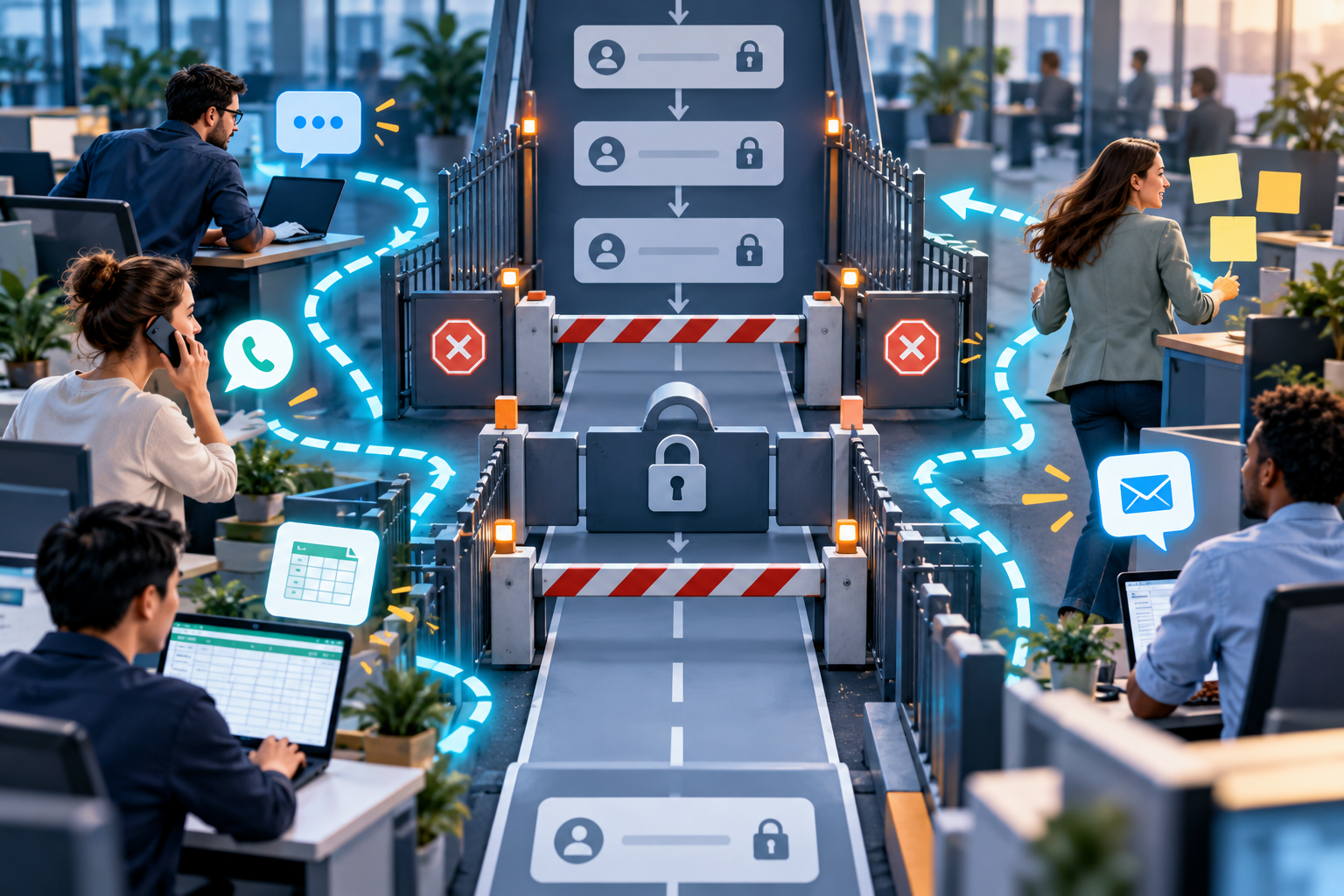 Quy trình CRM quá cứng khiến nhân viên phải tìm cách đi vòng